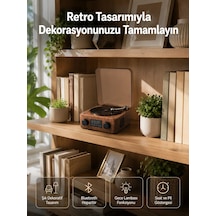 Dekoratif Gece Işıklı Bluetooth Hoparlör - Saatli Tasarım Yeni Nesil
