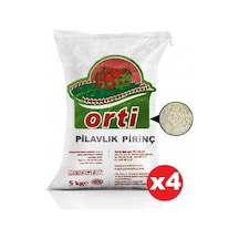 Orti Pilavlık Pirinç 4 x 5 KG