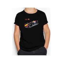 Zepplin Giyim RedBull Racing F1 Siyah Çocuk Tişört Siyah