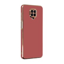 Xiaomi Redmi Note 9 Pro Uyumlu Kılıf Volet Silikon - Kırmızı