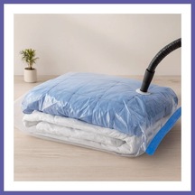 Bezos Vakuumlu Hurç 3'lü Set 2x55x90 Cm + 1x80x100 Cm - %75 Yer Tasarrufu Nıda Çok Renkli