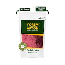 Yörem Afyon Katkısız Öğütülmüş Saf Hibiskus, Bamya Çiçeği, Mekke Gülü Hibiscus Sabdariffa 85gr.