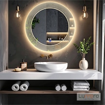 Zenith Günışığı Lazer Kumlamalı Lavabo & Banyo Aynası Dokunmatik Sensörlü 60 X 60 Zenith Günışığı Lazer Kumlamalı Lavabo & Banyo Aynası Dokunmatik Sensörlü 60 X 60