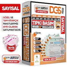 2026 Dgs Sayısal Say Ösym Çıkmış Soru Tıpkı Basım 14lü Deneme Türkiye Geneli Dijital Çözümlü