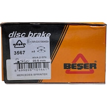 Beşer 3567 Ön Fren Balatası Mercedes Sprinter – Vito 308–312–314
