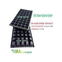 Fide Viyol 10 Adet, 50 Gözlü, Fide Viyolleri, Fide Viyolü (307010780)