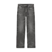 Calvin Klein 90s Straıght Meteorıte Tencel Je Erkek Gri Kot Pantolon