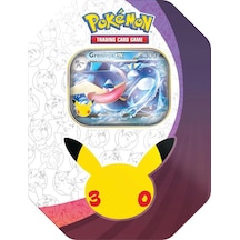 Pokémon Tcg: 30th Celebration Tin Box - Greninja Ex Kartlı Metal Koleksiyon Kutusu