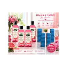 Fresh Pembe Greyfurt 500 Ml 4'lü + Wellnax Sünger Seti