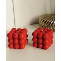 Dekoratif Bubble 2'li Set Kokulu Mum 001