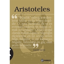 Aristoteles - David Ross - Kabalcı Yayınevi