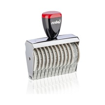 Sırdaş Numaratör Elle Çevirmeli 12 Hane 9 Mm 15912 Çok Renkli