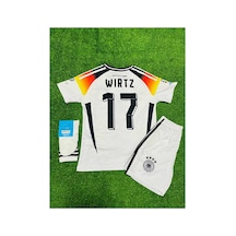 Almanya Euro 2024 Florian Wirtz İç Saha Çocuk Forması 3'lü Set Çok Renkli