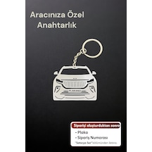 Kişiye Özel Togg Anahtarlık Paslanmaz Çelik