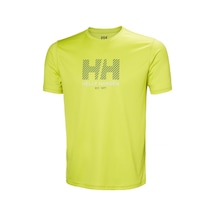 Helly Hansen Hh Tech Graphıc T-shırt 2.0 Cyber Lime