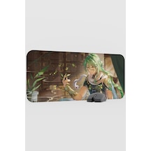 Baizhu Genshin Impact Anime Gacha V1 - 70x30 Xl Gaming Mouse Pad Fare Altlığı