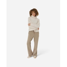Asics Nagıno Refıned Texture Sweat Flare Pant Kadın Kahverengi Eşofman Altı 2032d371-200