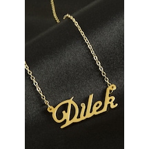 Dilek İsimli Kolye Kişiye Özel 11