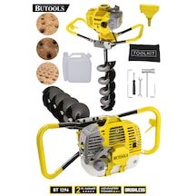 Butools ST-31 14000RPM Benzinli Motorlu Toprak Burgu Makinesi Sarı