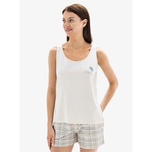 Kadın Pijama Takımı 52070 - Krem Krem Kadın Pijama Takımı 52070 - Krem Krem