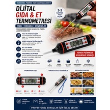 Dijital Gıda Ve Et Termometresi, Gıda Dijital Sıcaklık Ölçer / Dijital Gıda Termometresi