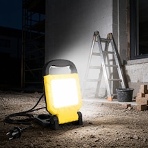 45w Seyyar Led Projektör 6400k Beyaz Işık, 4900 Lümen, 360w Eşdeğer, 1.5 M Kablolu, Katlanabilir Taşınabilir Çalışma Lambası 220v