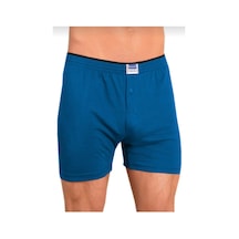 Berrak 1099 Erkek Penye Boxer Şort 10 Adet Mavi