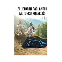 İnterkom Intercom Kask Kulaklık Bt22 Bluetooth Motosiklet Kulaklık 5.0 Bluetooth