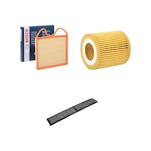Bosch Filtre Bakım Seti Bmw 3 Serisi E90 335i Benzin 2006-2011 Hava + Yağ F. + Polen Filtre Bosch