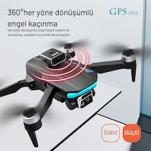 Piha S132 Gps Drone HD Çift Kamera 5G Wi-fi Beni Takp Et Modu