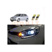 Volkswagen Polo Dürbün Göğüs Uyumlu Park Ampulü Beyaz Led Aydınlatma Ampulü Canbus'li