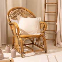 Soft Rett Kırlent - Bej - 50x50 Cm Çok Renkli