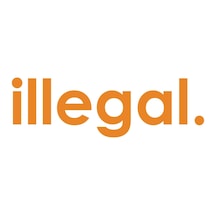 İllegal Araba Sticker 17x17 Cm Turuncu