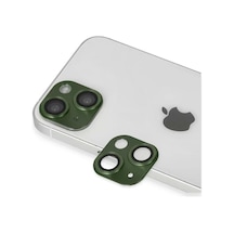 Apple İphone 13 Pers Alüminyum Kamera Lens - Yeşil