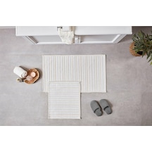 Doqu Banyo Paspası Lıva Krem-vizon 60x100 Diğer