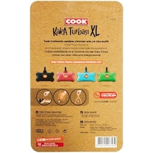 Kaka Torbası, Büyük Boy, 4 Rulo X 30 Torba, 120 Adet, Kavun Kokulu, Turuncu