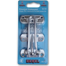 Başel Kapı Emniyet Kelepçesi Krom