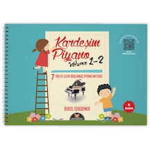 Kardeşim Piyano Metodu 1-2 - Birol Işıkdemir - Yurtrenkleri Yayınevi