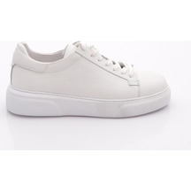 Dgn Leo Erkek Sneakers Ayakkabi Beyaz Floater Beyaz