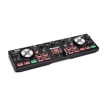 Dj2go2 Touch Yolculuk İçin Mini Dj Kontrol Cihazı 2 Panelli Usb Dj Konsolu, Ses Arayüzü Ve Kapasiteli Jogwhe