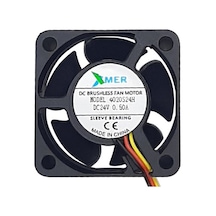 Xmer 40X40X20Mm 24V 0.50A 3 Kablolu Fan