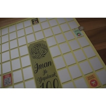 İman İle Yapılacak 100 Şey Kazıkazan Poster Kazınabilir Poster