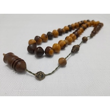 Akay Usta İmzalı İstanbul Kesim Çift Renk Pelesenk Tesbih 9.5x9.5