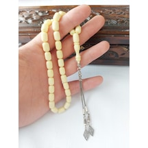 Soma Tesbih Ahmet Özdemir Usta Gümüş Eski Bilardo Topu Katalin Tesbih 7x11