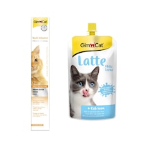 Gimcat Multivitamin Paste 100 G + Latte Kedi Sütü 200 ML
