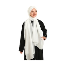 Hürrem Bone Krem Pratik Hazır Geçmeli Bone Şal Şifon Drapeli 2507 40 krem