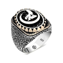 Gumush 551235281 Gümüş Hilal Bozkurt Oval Erkek Yüzük Gumush 551235281 Gümüş Hilal Bozkurt Oval Erkek Yüzük