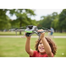 Kumandalı Hd Kameralı Wifi 100 Mt Menzilli Katlanır Çantalı Drone Seti Çok Renkli