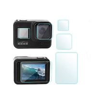 Ayex Hero 8 Temperli Cam Ekran Koruyucu Gopro Hero 8 Uyumlu
