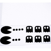 Pac Man Oto Sticker 25 4 Cm